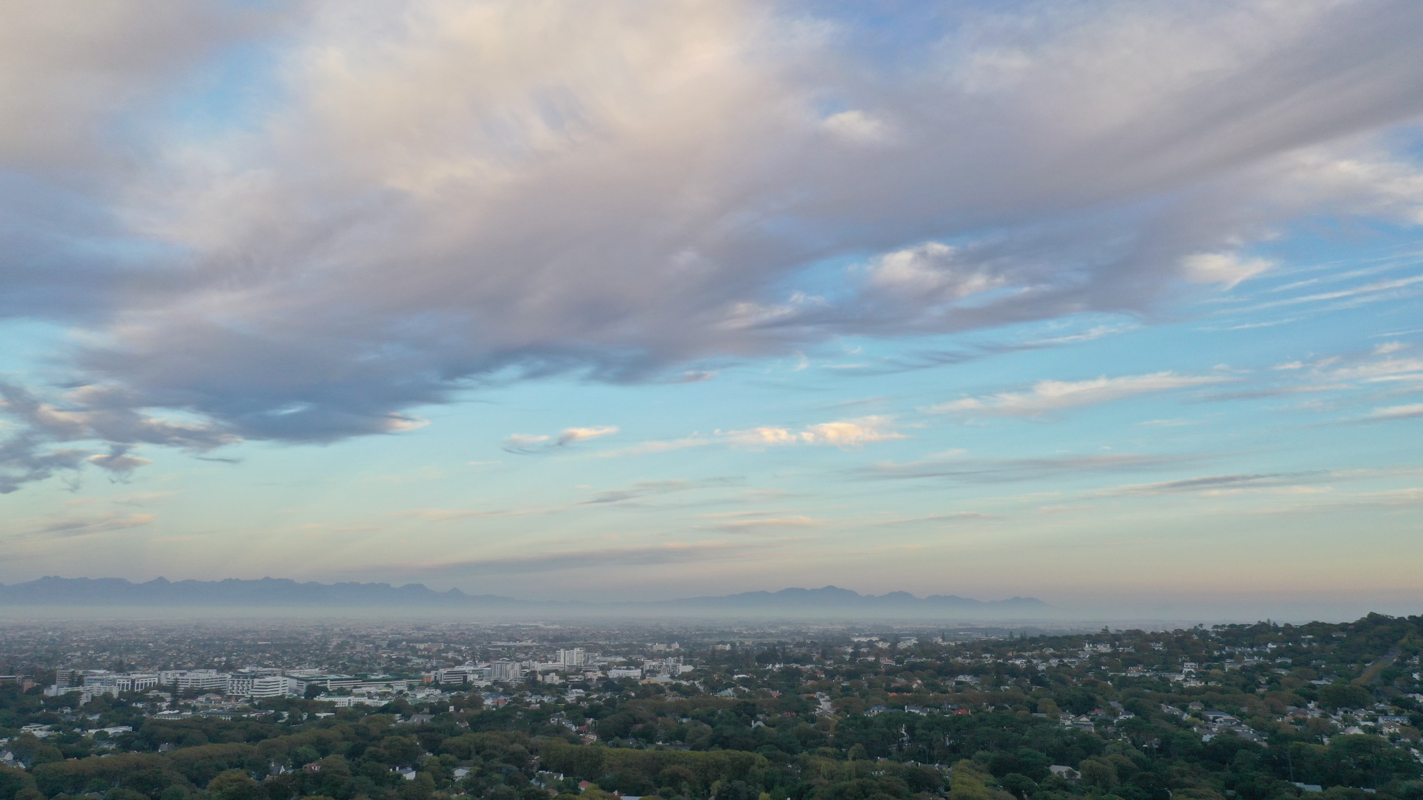 City and sky view